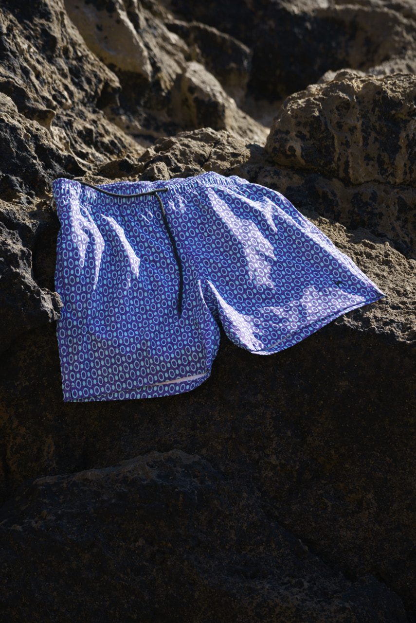 Futah - Short de Baño Clásico Azul Pulse (12)