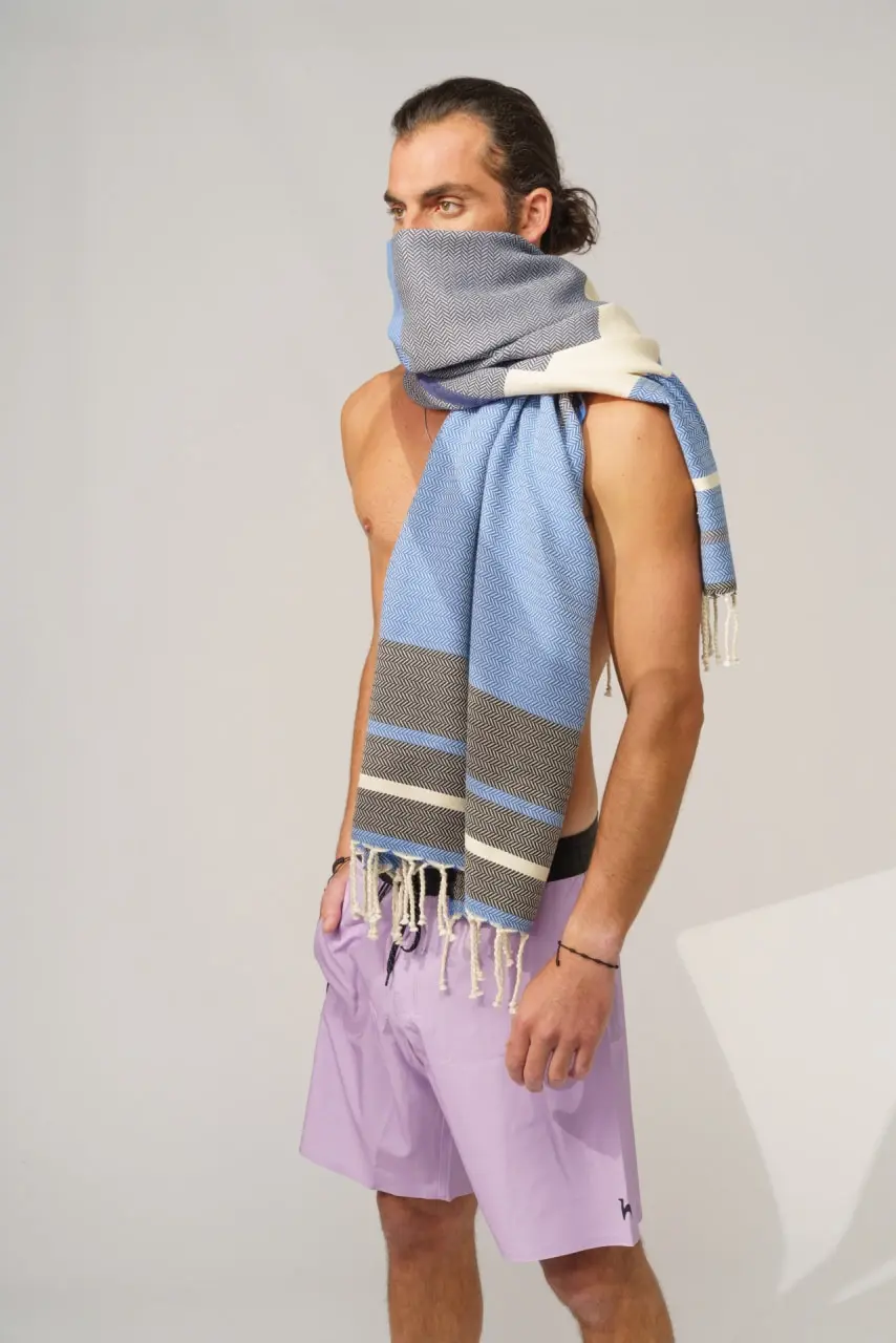 Futah - Papua Azul Toalla de Playa (4)