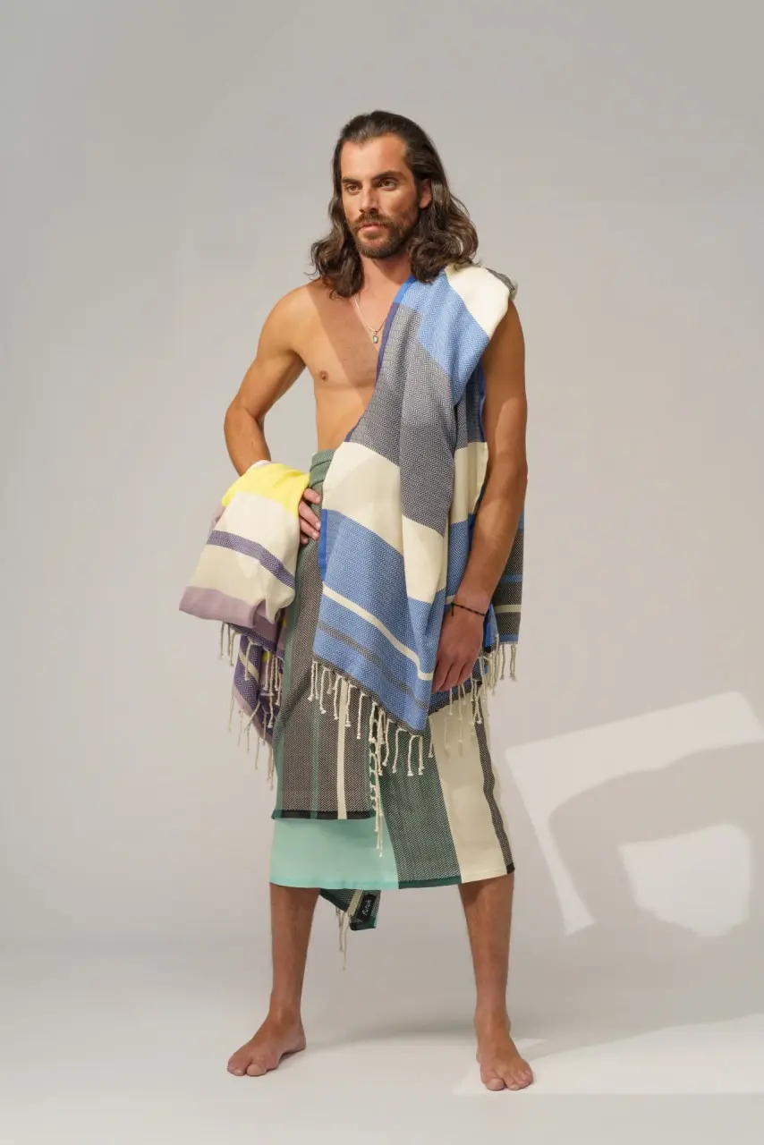 Futah - Papua Azul Toalla de Playa (6)