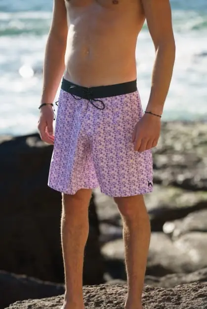 Vortex Mocha & Violet Boardshorts