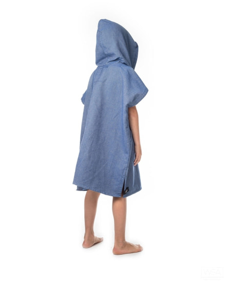 Ericeira Azul Poncho Niños (2)