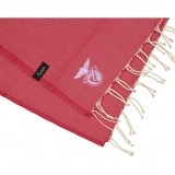 futah beach towels single Benfica Single Towel Tango Red Detail cópia_min