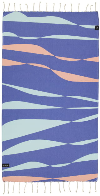 Futah Sea Storm Blue Kids Towel