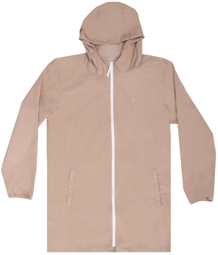 Parka Impermeable Beige