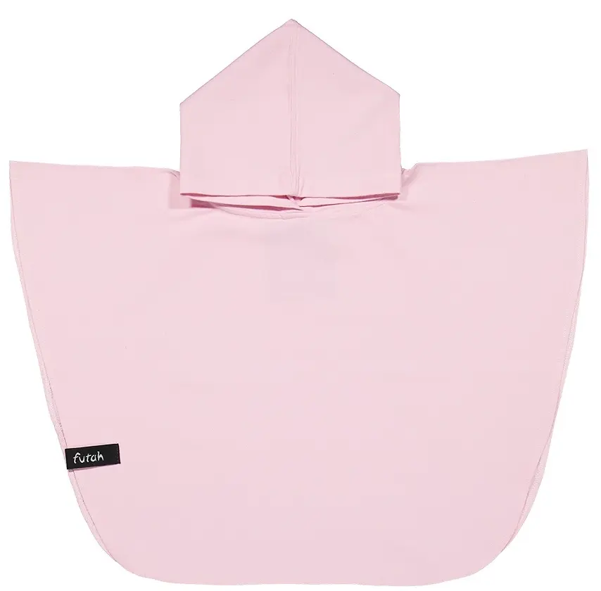 Futah - Ericeira Rosa Poncho Bébé (1)