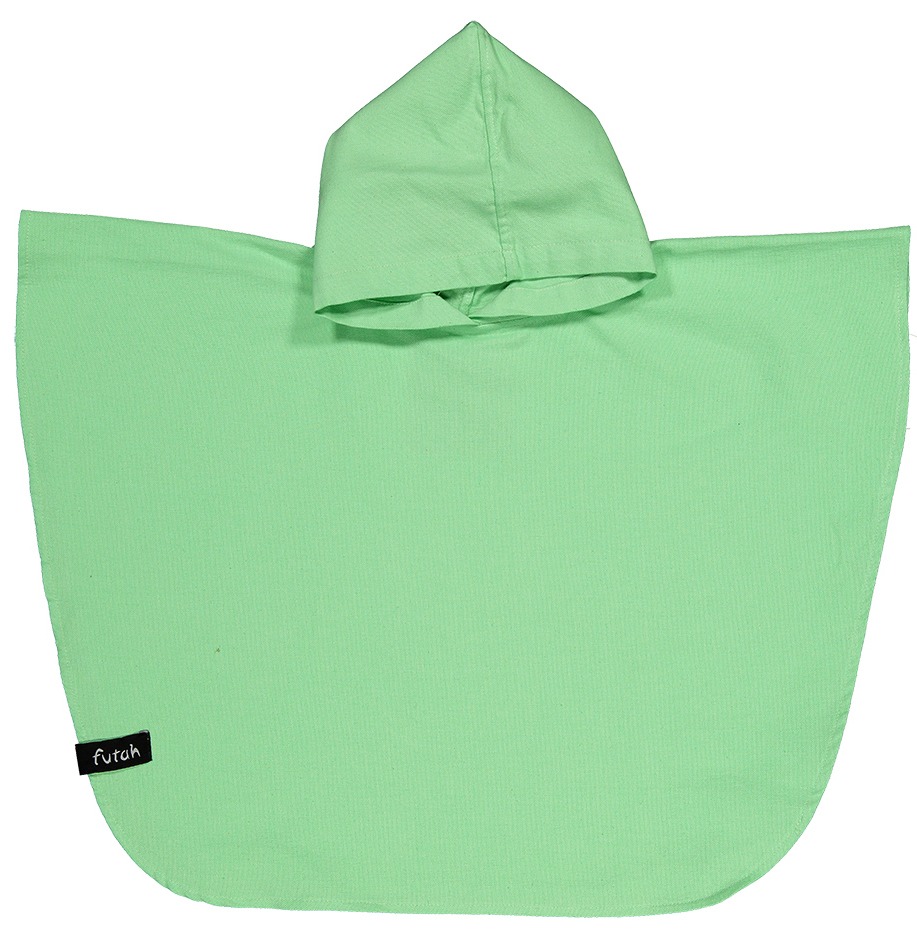 Futah - Ericeira Verde Claro Poncho Bebé (1)