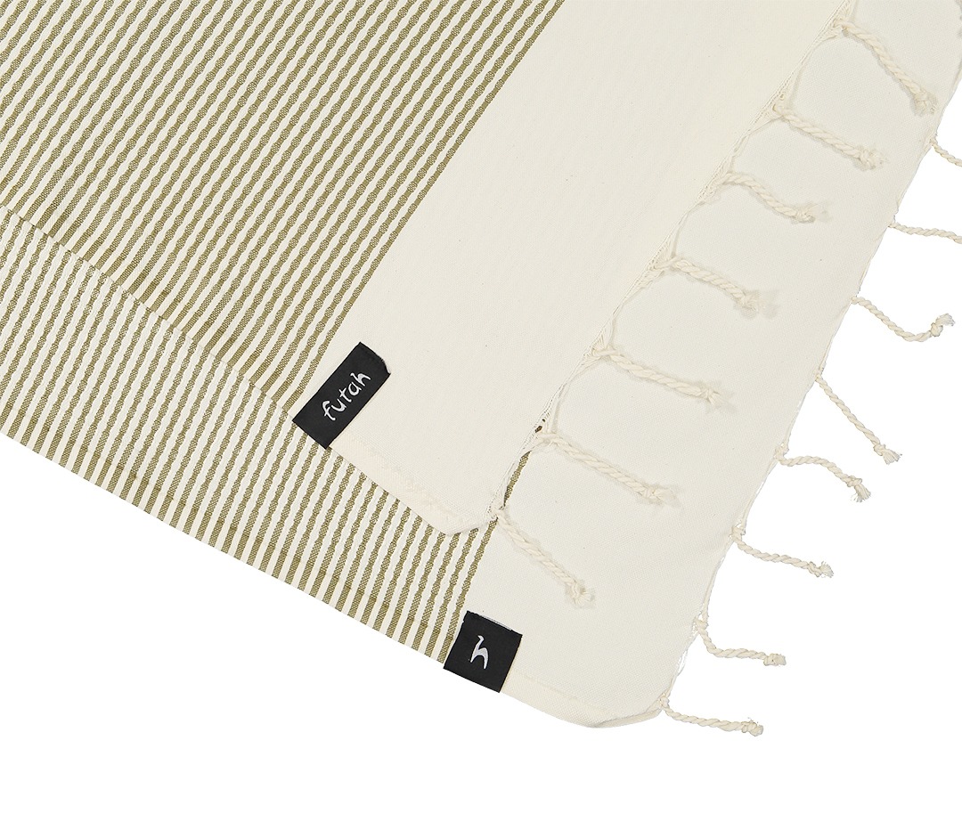 Futah - Nazaré Olive Single Towel  (3)