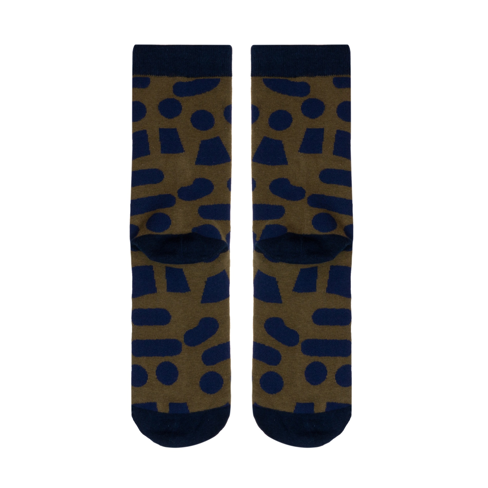 Futah - Calcetines Big Shells Azul y Verde Seco (3)