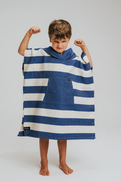 Bedu Azul Poncho Niños (2)