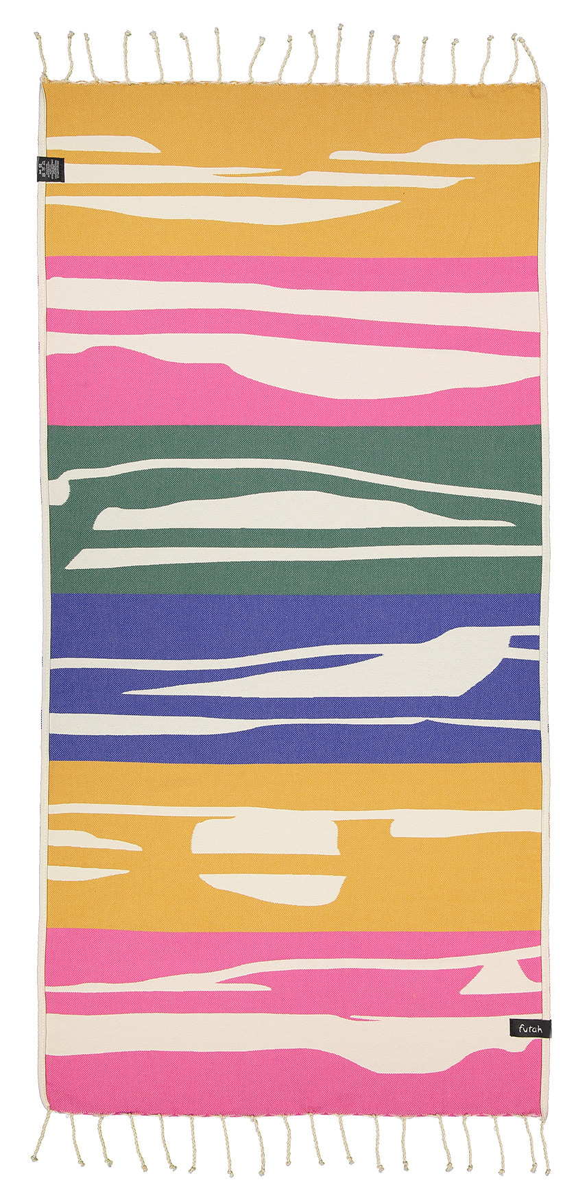 Futah - Maure Pink & White Kids Towel (2)