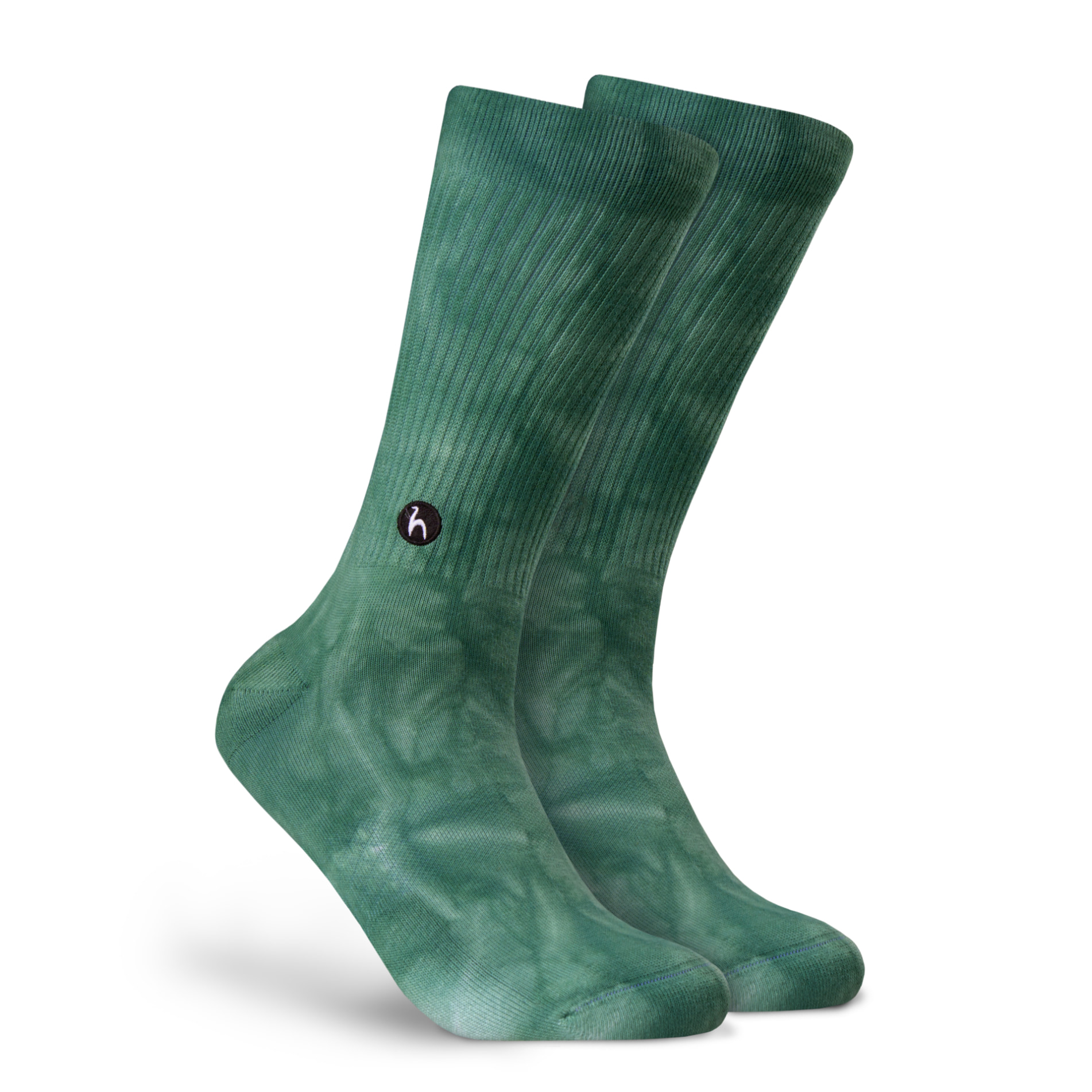 Futah - Tie Dye Green Socks (1)