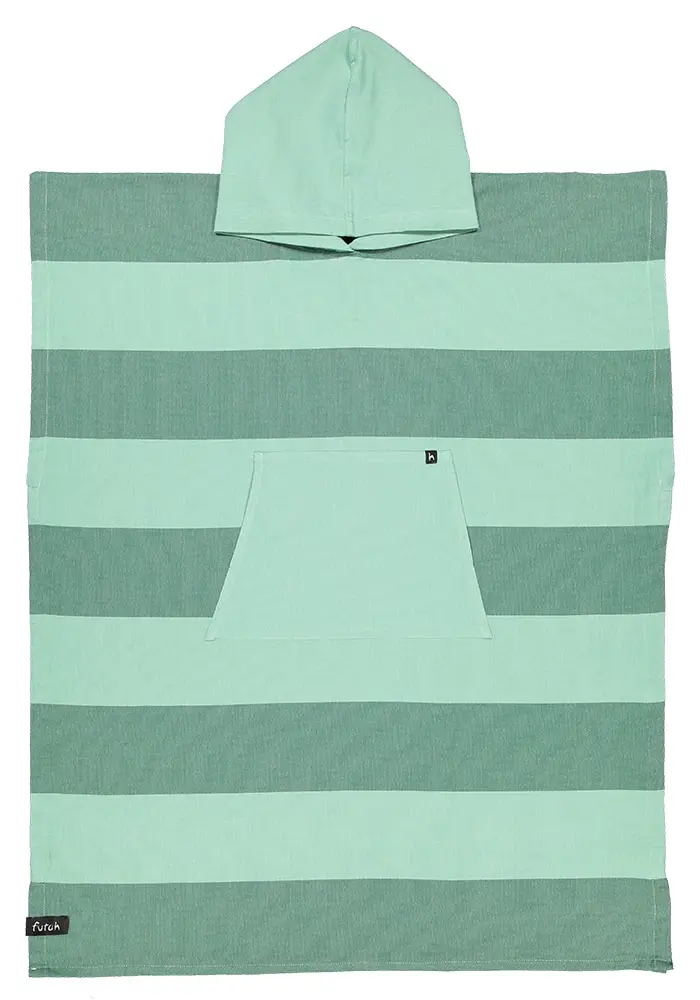 Futah - Bedu Verde & Verde Claro Poncho  (1)