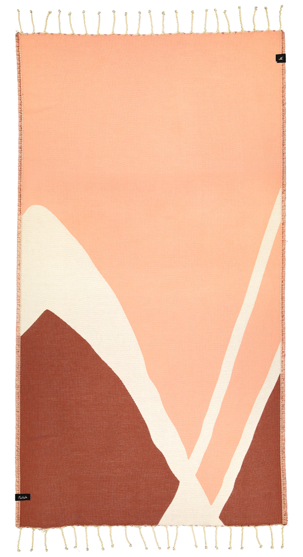 Futah - Gobi Coral Single Towel  (1)