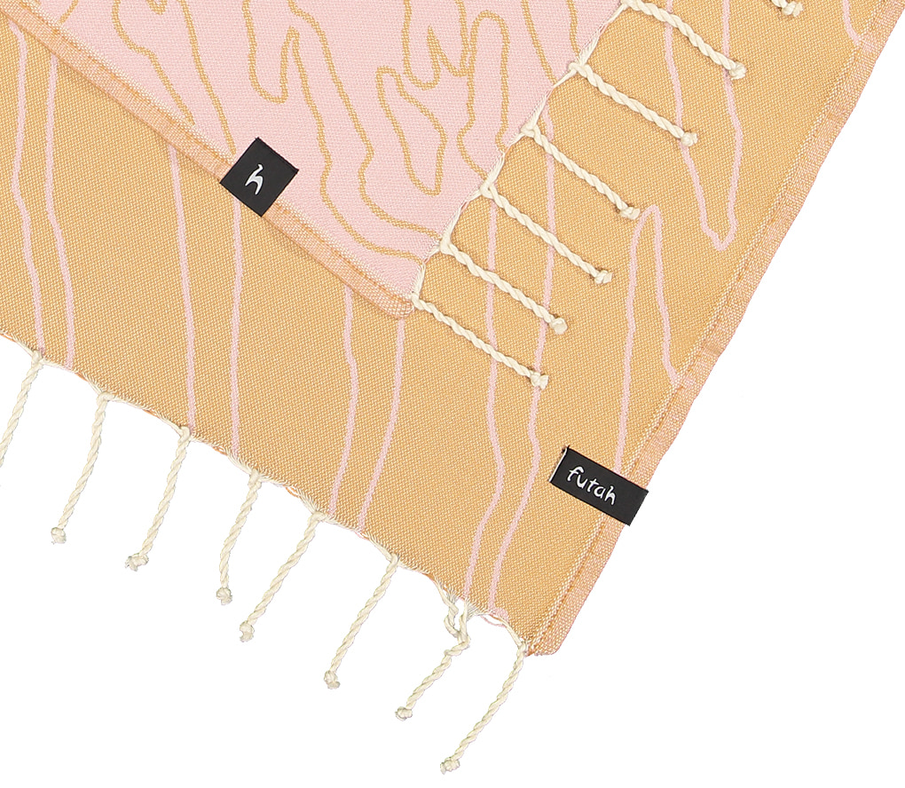 Futah - Kalahari Coral Individual Towel (1)