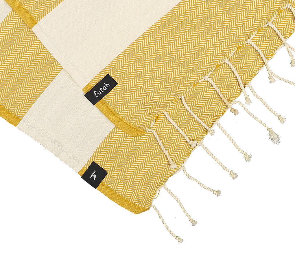 Futah - Bedu Mustard Individual Towel (2)