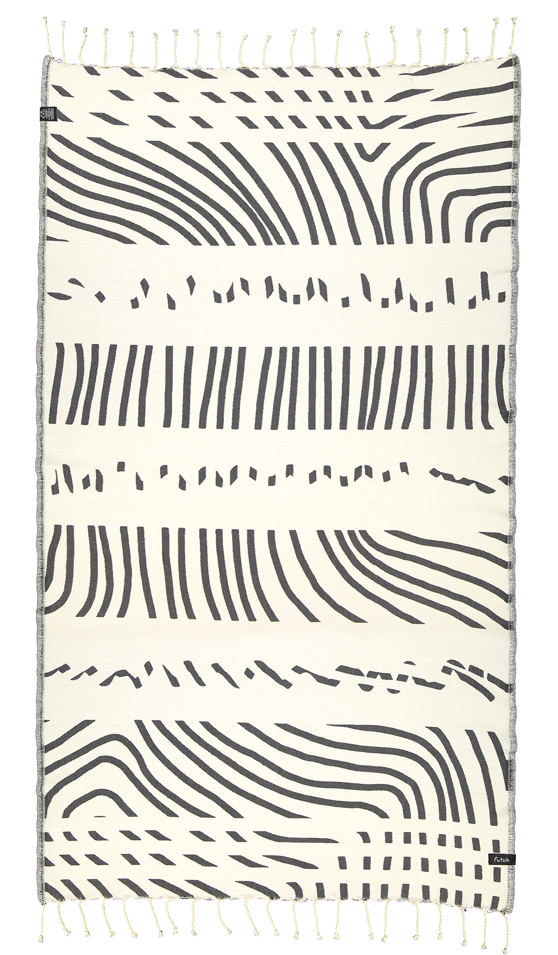 Futah - Dierma Black Individual Towel (2)