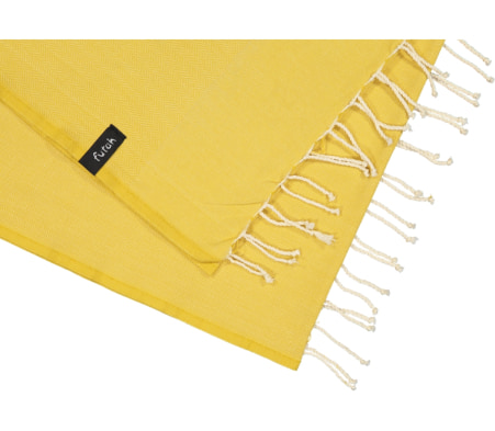 Ericeira Mustard Beach Towel (2)