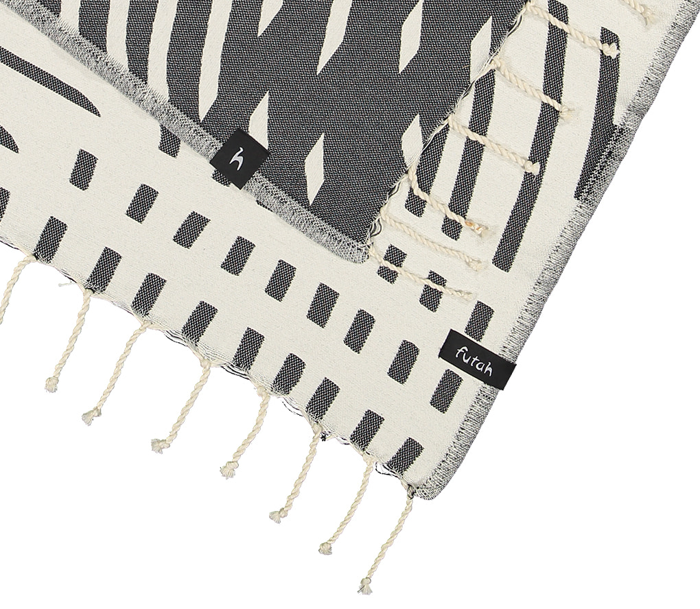Futah - Dierma Black Individual Towel (3)