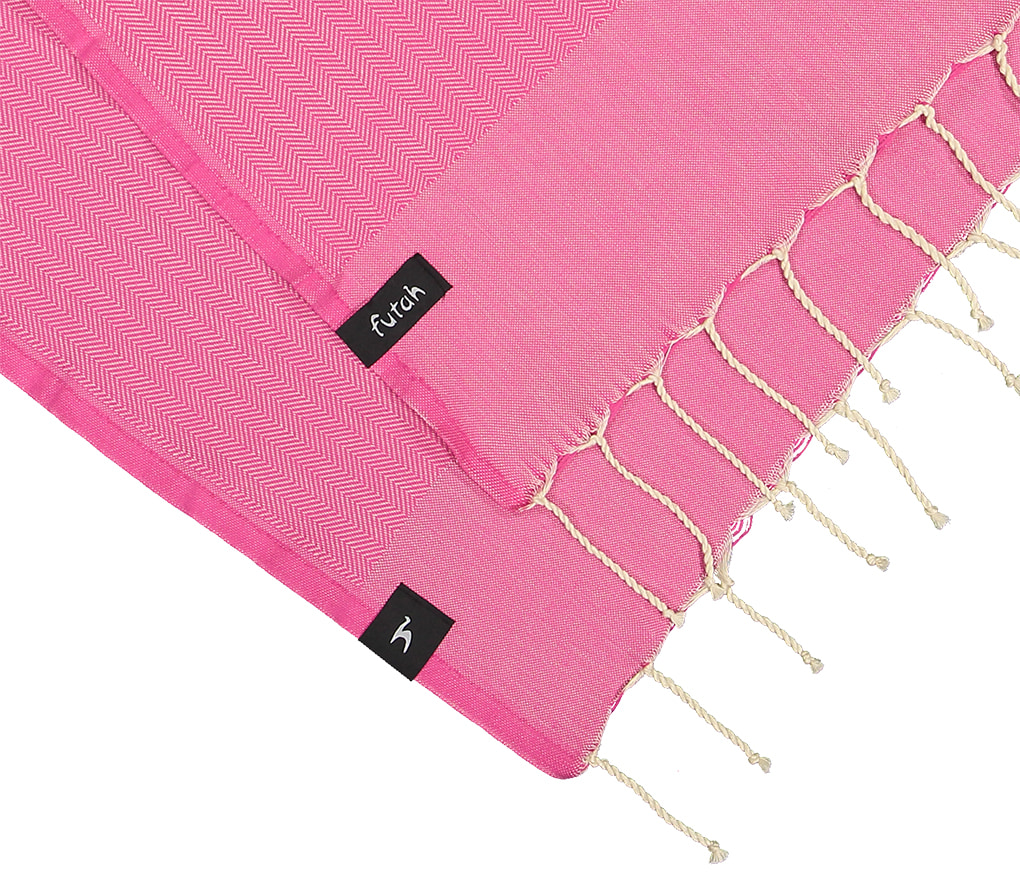 Futah - Ericeira Hot Pink Individual Towel (2)
