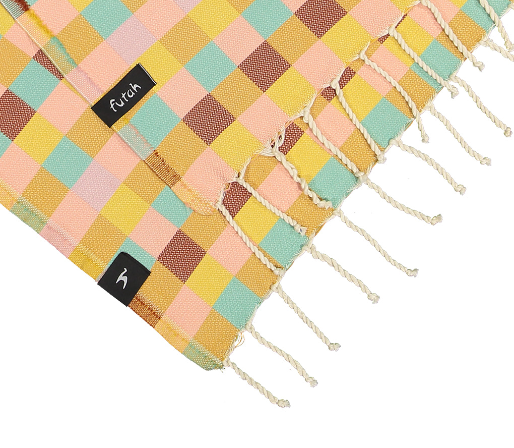 Futah - Touareg Mustard Individual Towel (2)