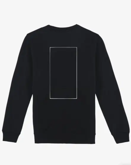 Sudadera Negro Algodón Orgánico - Lisboa (2)