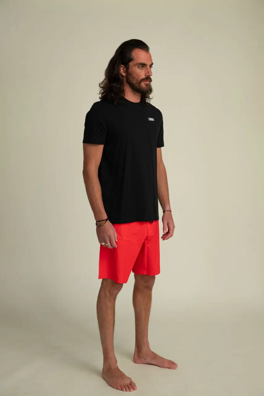 Futah - Camiseta Negro Algodón Orgánico - Lisboa (2)