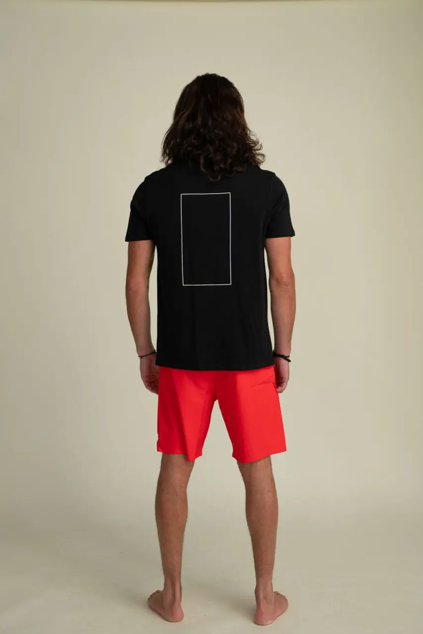 Futah - Camiseta Negro Algodón Orgánico - Lisboa (3)