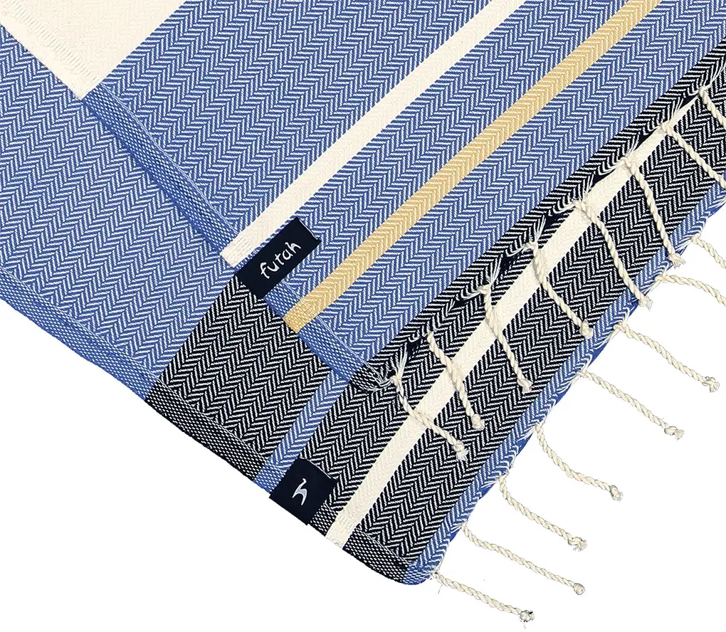 Futah - Papua Azul Toalla de playa (2)