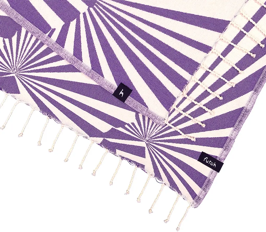 Futah - Taiga Morado Toalla de playa  (2)