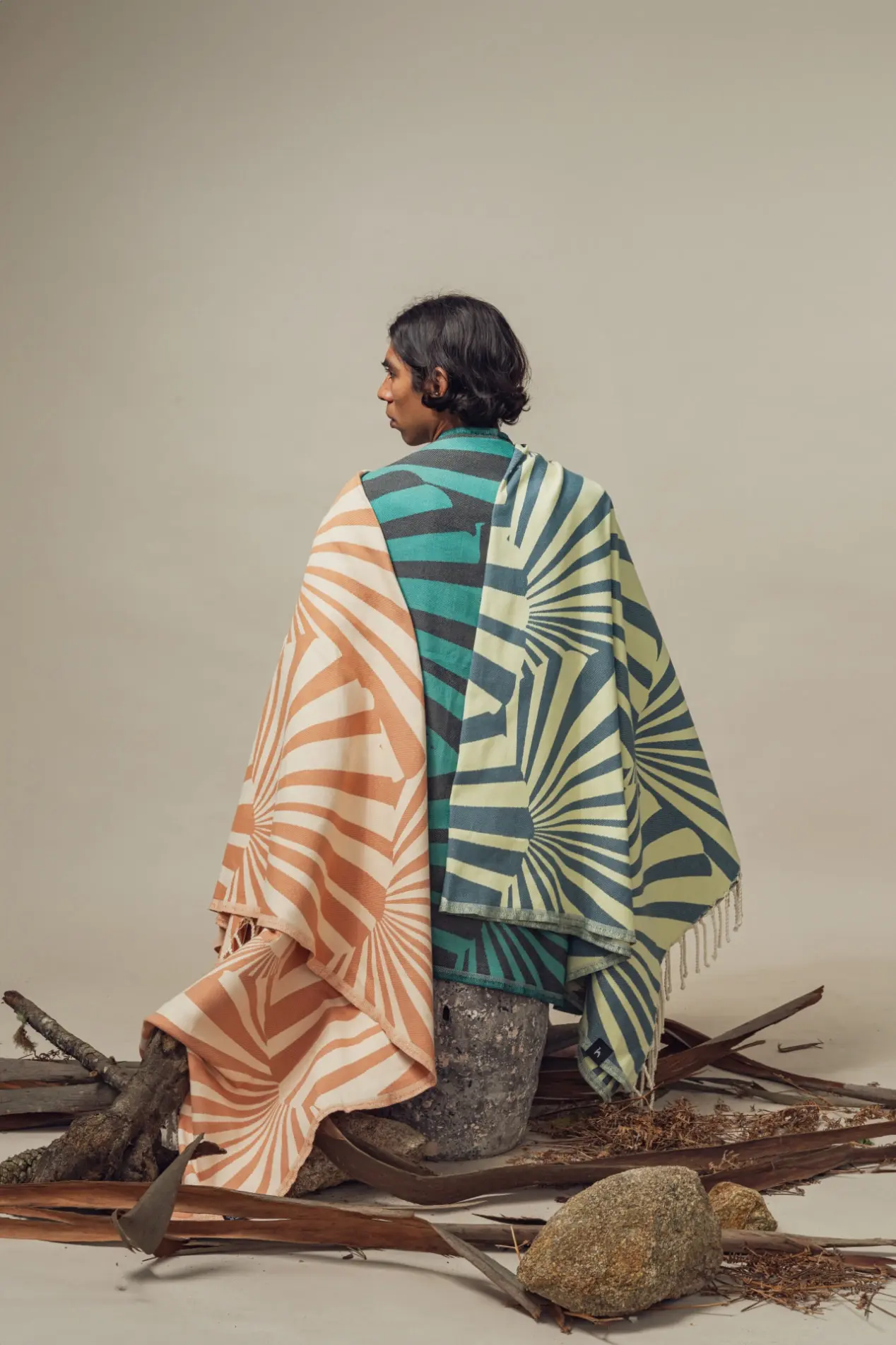 Futah - Taiga Albaricoque Toalla de playa  (3)