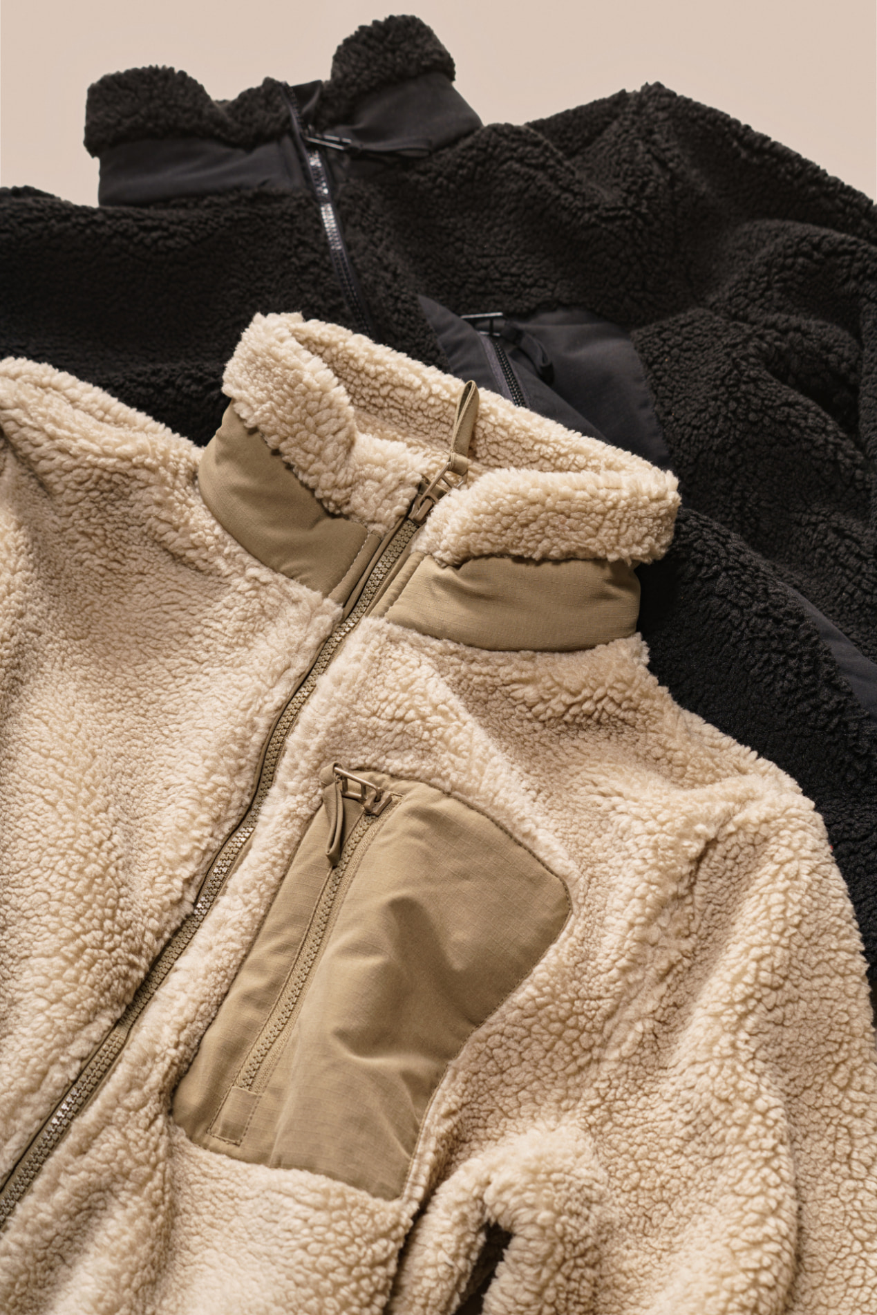Futah - Chaqueta Sherpa Bege (2)