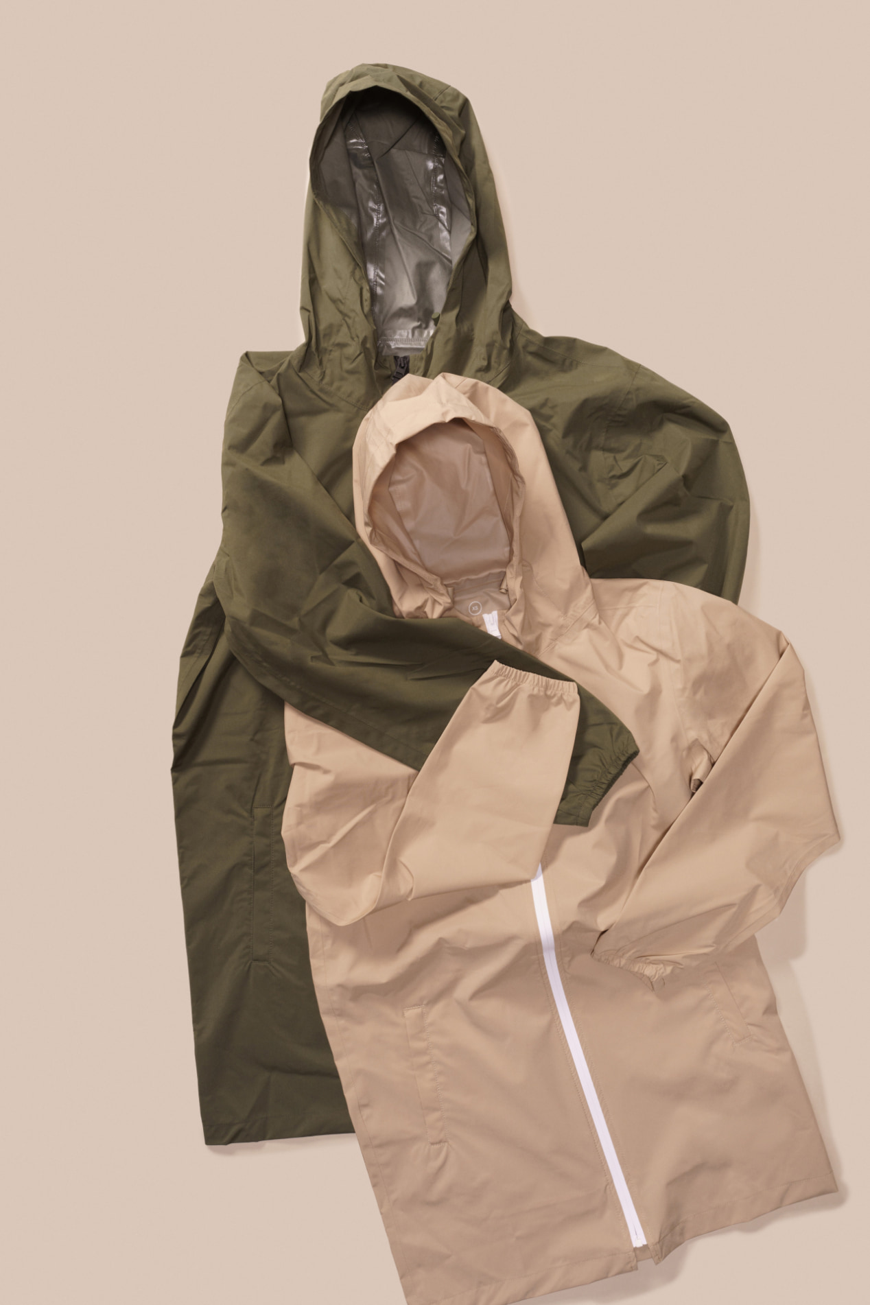 Futah - Parka Impermeable Beige (7)