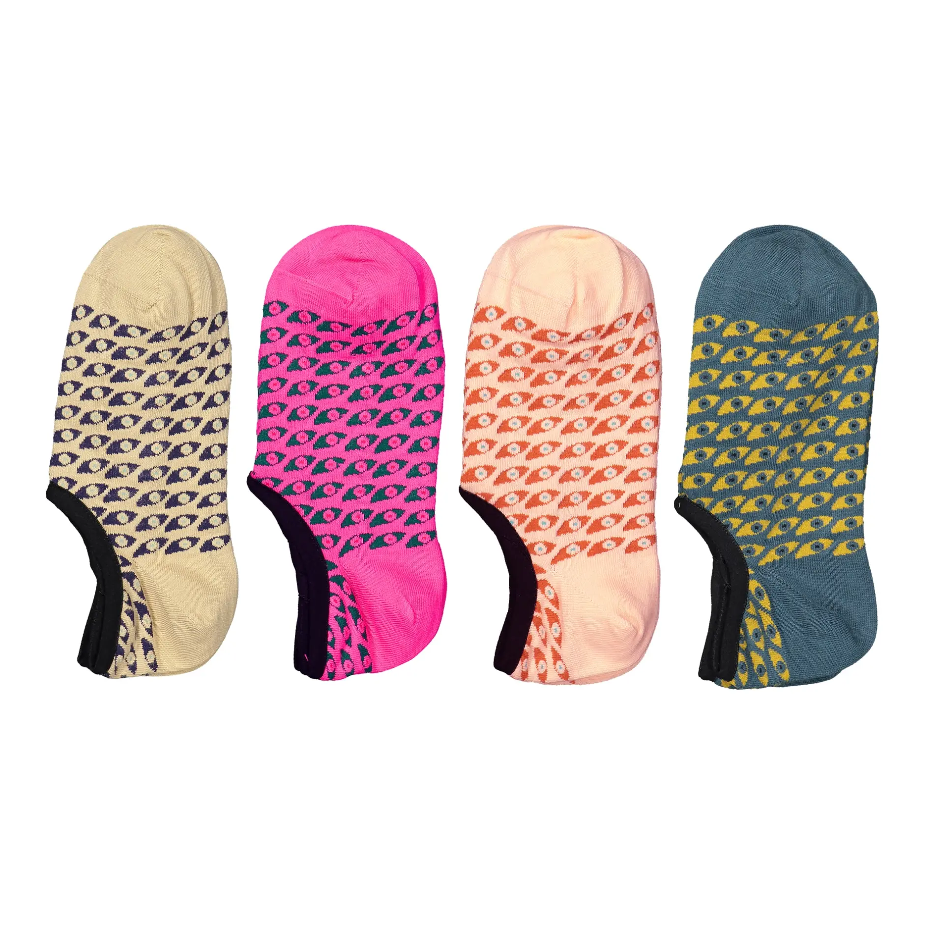 Futah - 4-Pack Calcetines Daintree No Show (1)