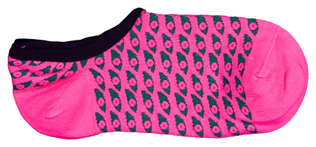 Daintree No Show Pink Socks (2)