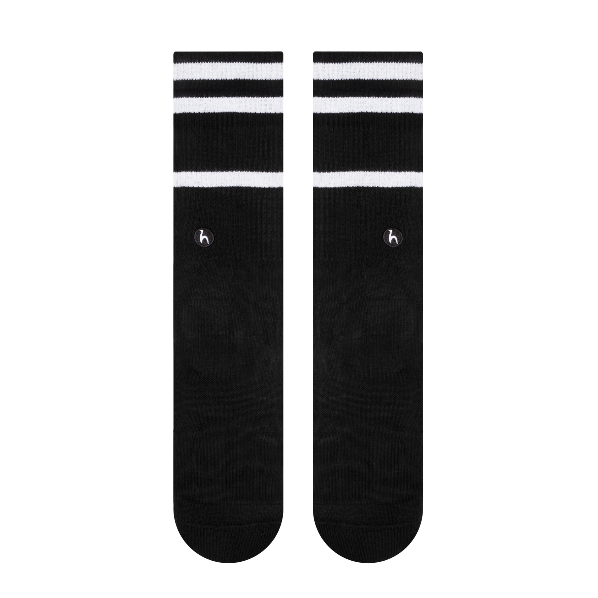 Futah - Calcetines Rayas Negro Blanco (2)