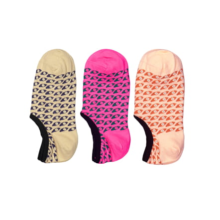 3-Pack Daintree No Show Socks