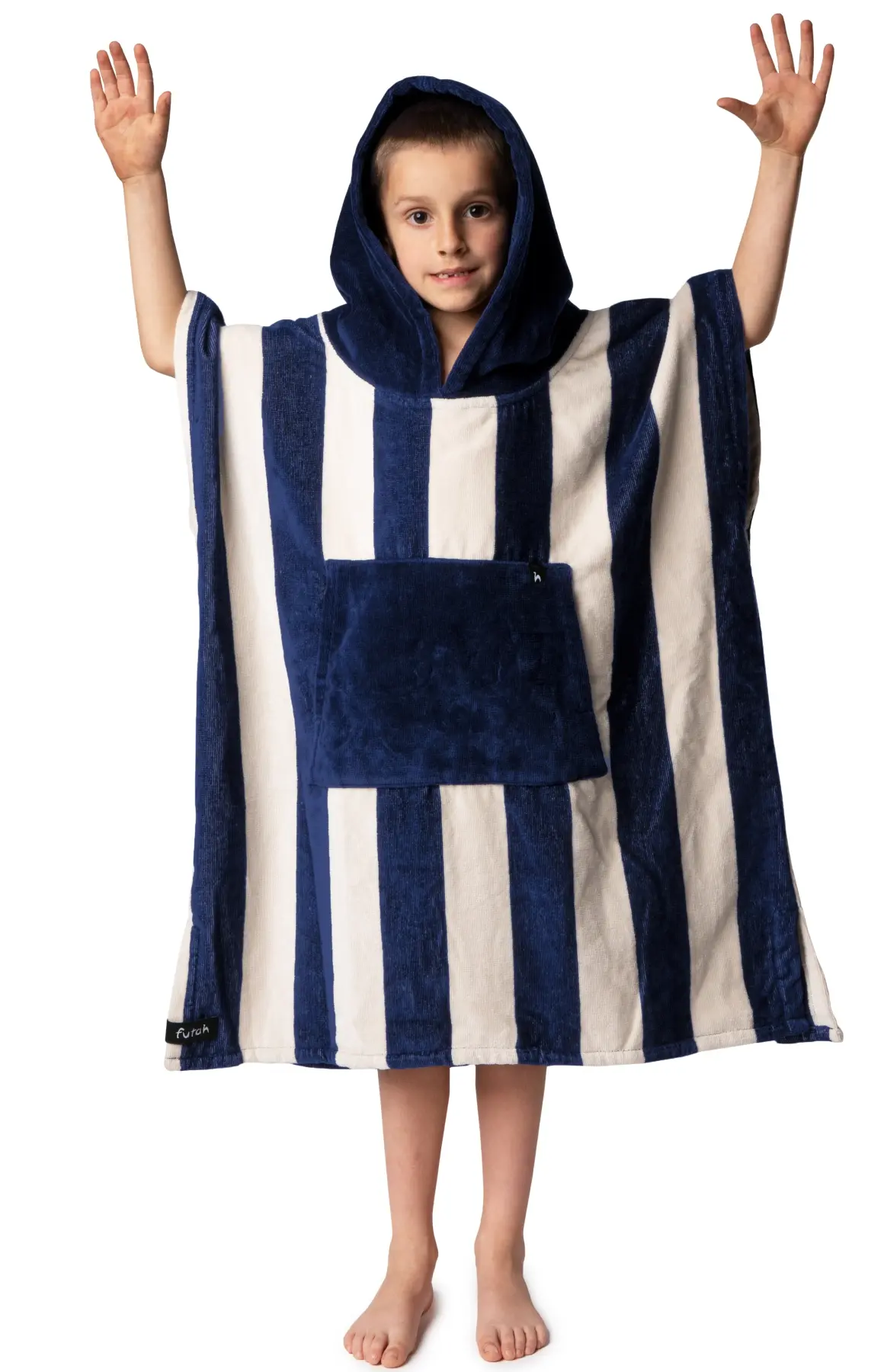 Futah - Bedu Azul  Poncho de Rizo Niños (2)