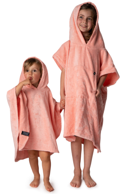 Ericeira Coral Poncho de Rizo Bebé (2)