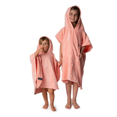 Ericeira Coral Terry Poncho Kids (2)