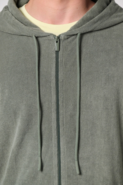 Sudadera con Capucha Terry Caqui (2)