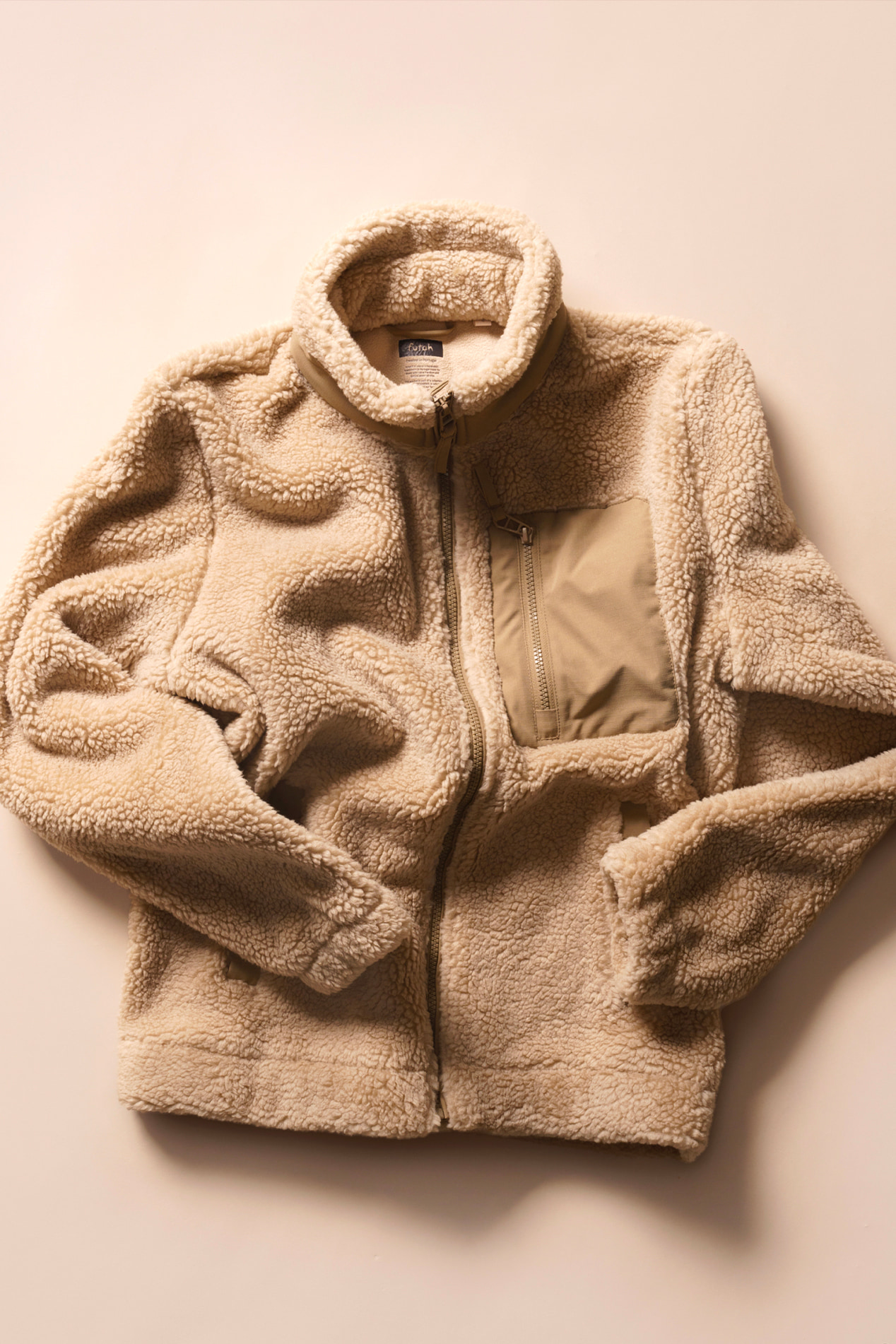 Futah - Chaqueta Sherpa Bege (1)