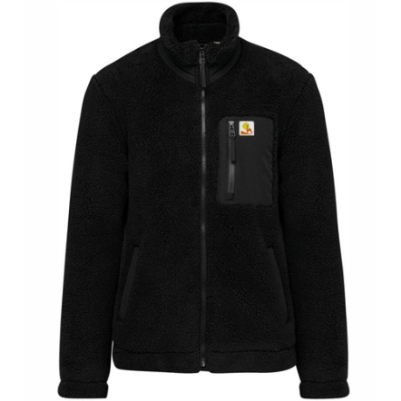 Chaqueta Sherpa Negro