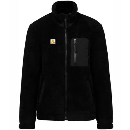 Chaqueta Sherpa Negro