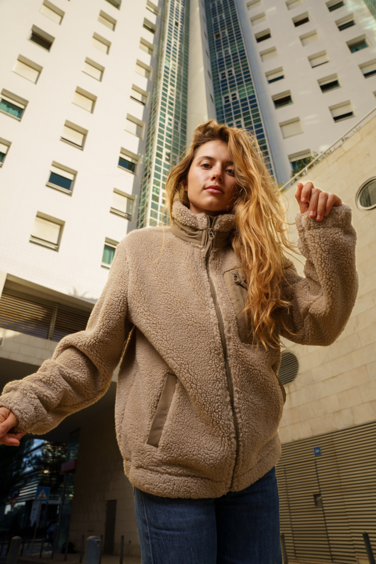 Futah - Chaqueta Sherpa Bege (5)