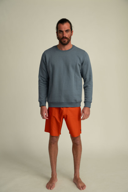 Sudadera Algodón Orgánico - Playa Gris (2)