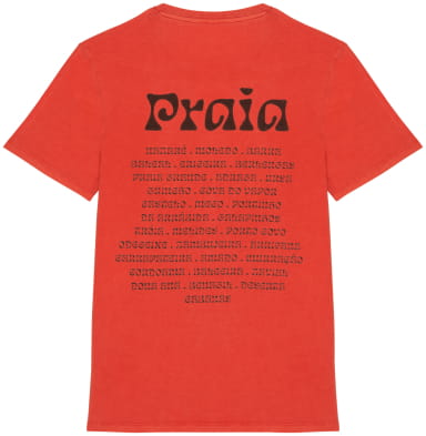 Futah Camiseta de algodón ecológico Paprika