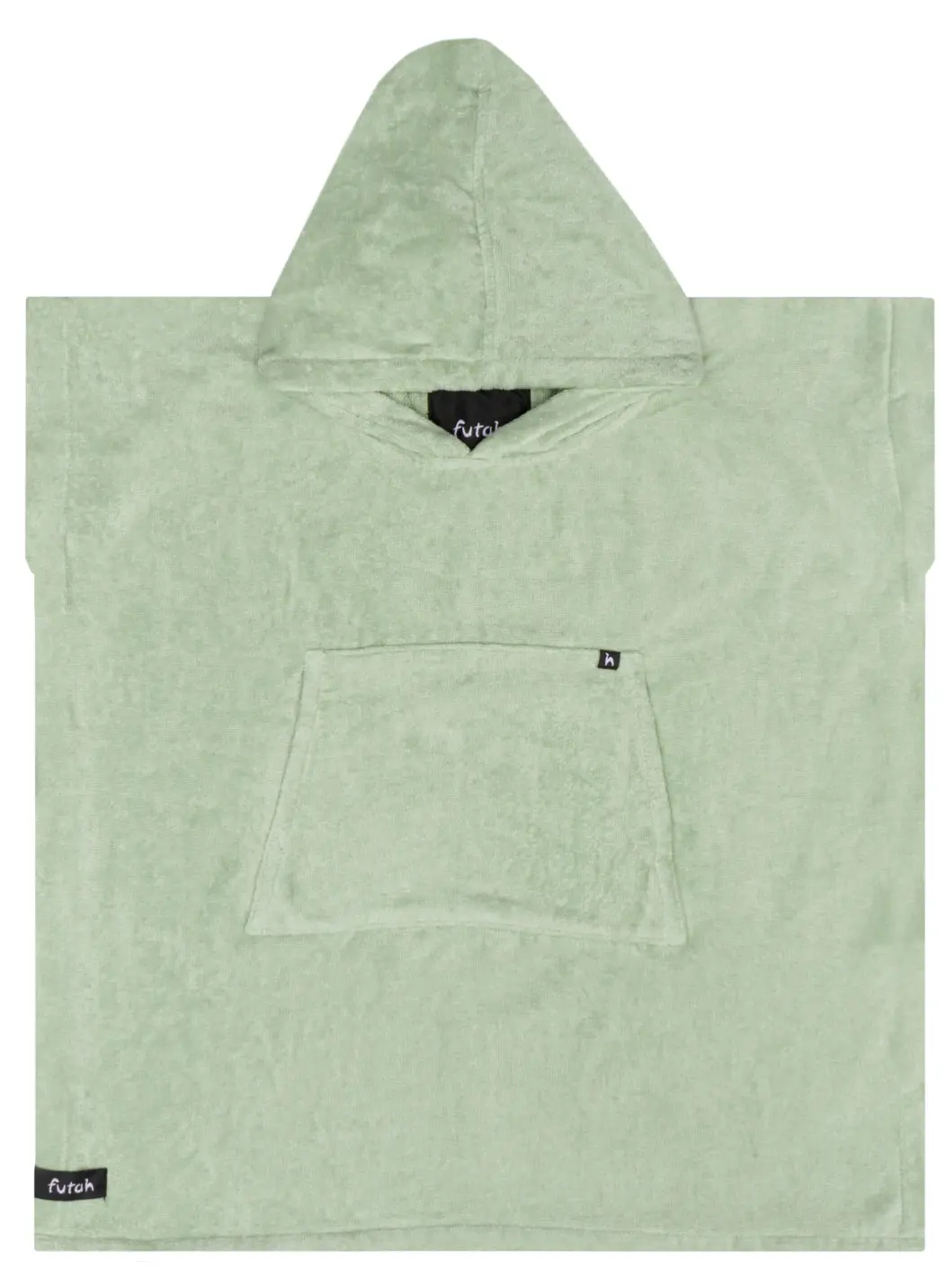 Futah - Ericeira Verde Poncho de Rizo Niños (1)