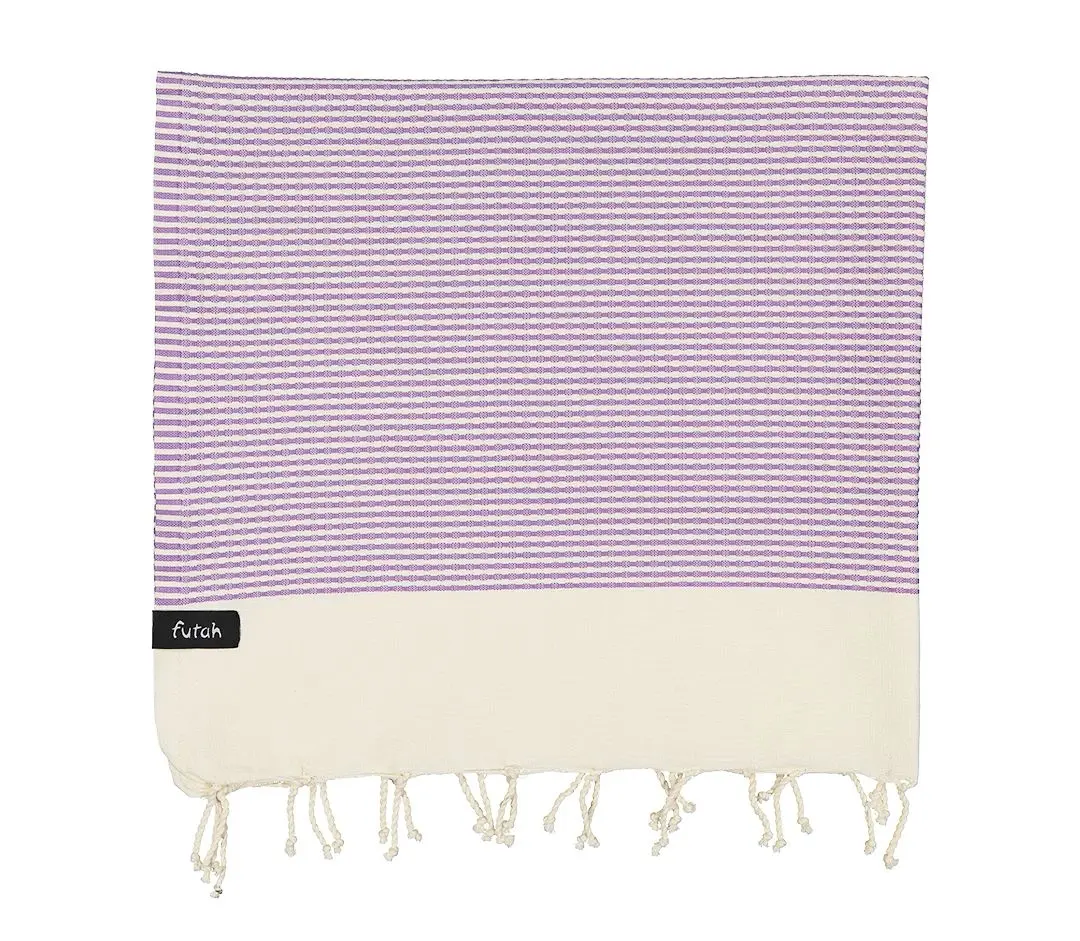 Futah - Nazaré Violet Beach Towel (2)