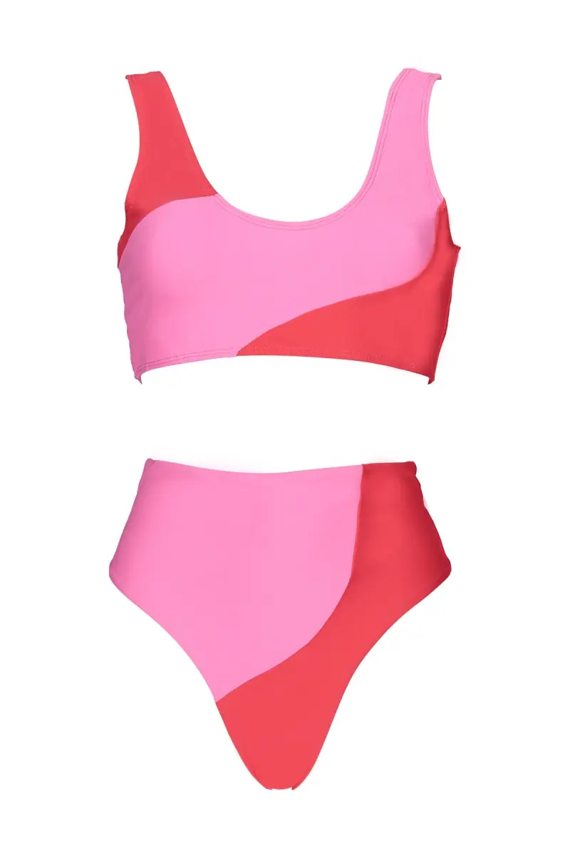 Futah - Aether Rosa & Coral Bikini Top (6)