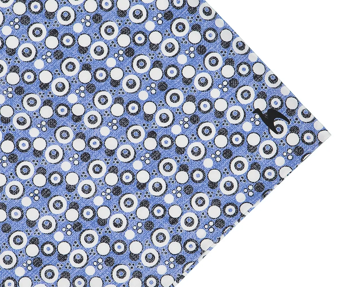 Futah - Short de Baño Azul & Blanco Vortex (7)